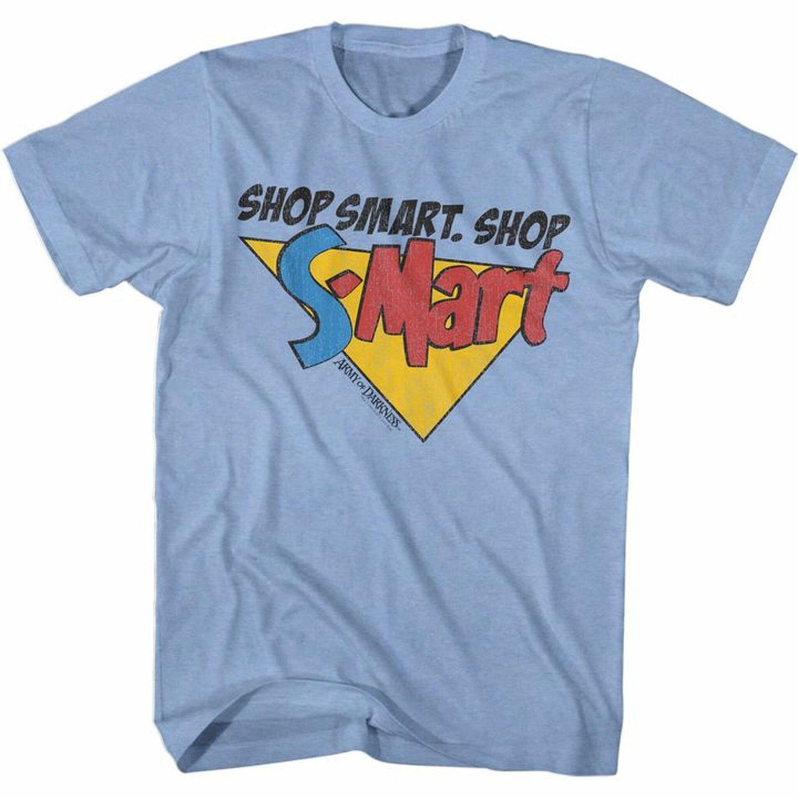 Army Of Darkness Shop Smart Light Blue Heather T-Shirt L