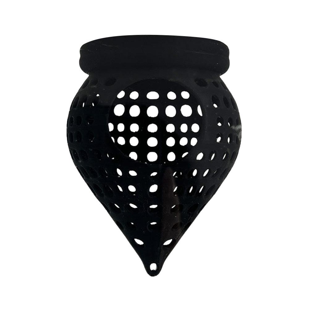 

New Cone Floating Betta Hide Suspended Aquarium Decor Fish Rest Area Feeding Ring for Betta Shrimp Small Aquatic Pets чёрный