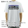 Patagonia Logo Responsibility Size Logo Responsibility Tee P-6 T-Shirt, White, Men's, S, 38504, White, M's P-6