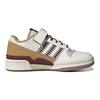 Adidas Originals Forum Low Leather Casual Durable Low Top Kids Skate Shoes Kids Sneakers White Yellow IF2578