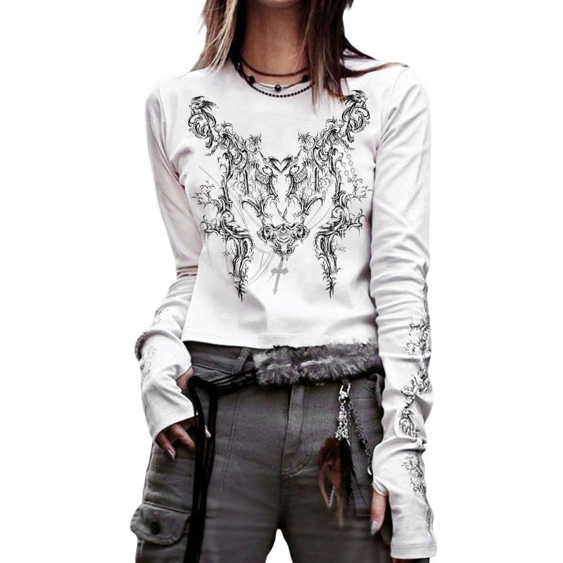 Women's Slim Fit and Slimming Long Sleeved Top T-shirt