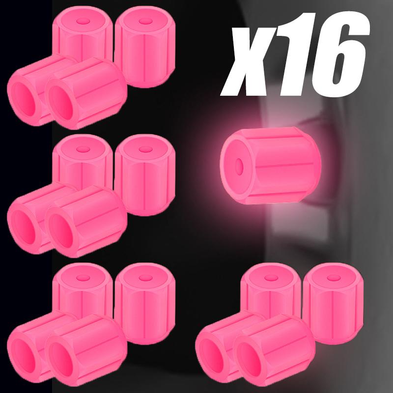 4/8/16 ks Auto Svítící Víčko Ventilku Pneumatiky Fluorescenční V Noci Svítící Motocykl Kolo Tryska Kola Víčka Ventilků Pneumatiky Automobilu Svítící Víčka