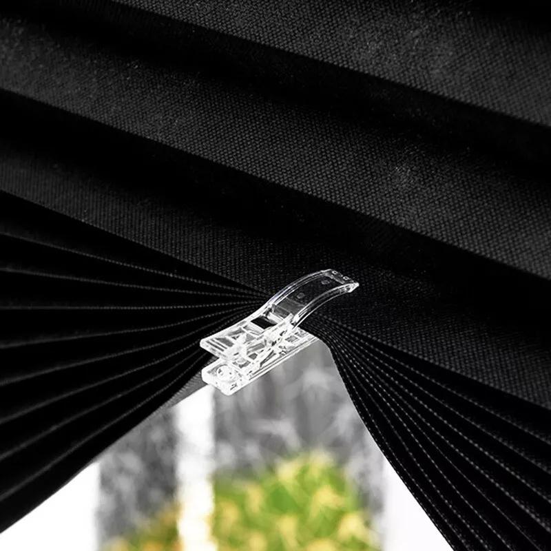 Shades Self-adhesive Half Windows Non-woven Folding Curtain Bathroom Balcony Living Room Balcony Curtains Pleated Blinds