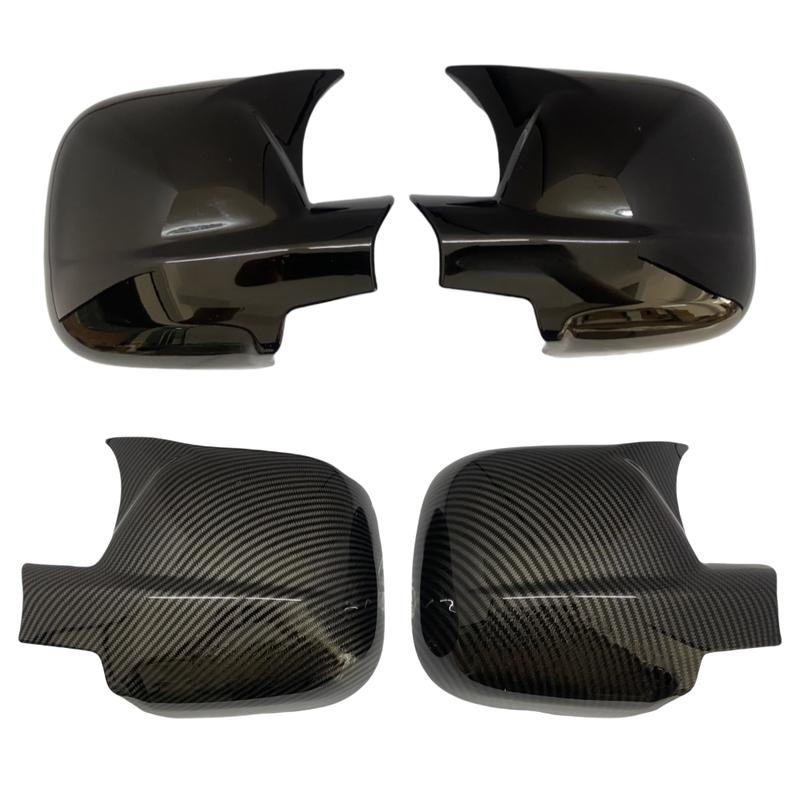 For Citroen Berlingo III Combo E Peugeot Partner II Rifter 2012-2018 Car Side Rearview Mirror Cover Wing Mirror Caps Black