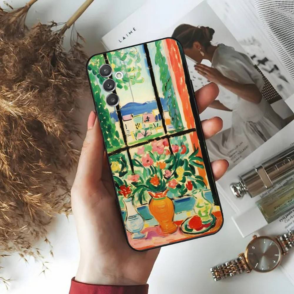 Henri Matisse Art Phone Case For Samsung Galaxy A 91,80,73,72,71,53,52,51,22,5G,Note,J7,8,9 Soft Black Cover