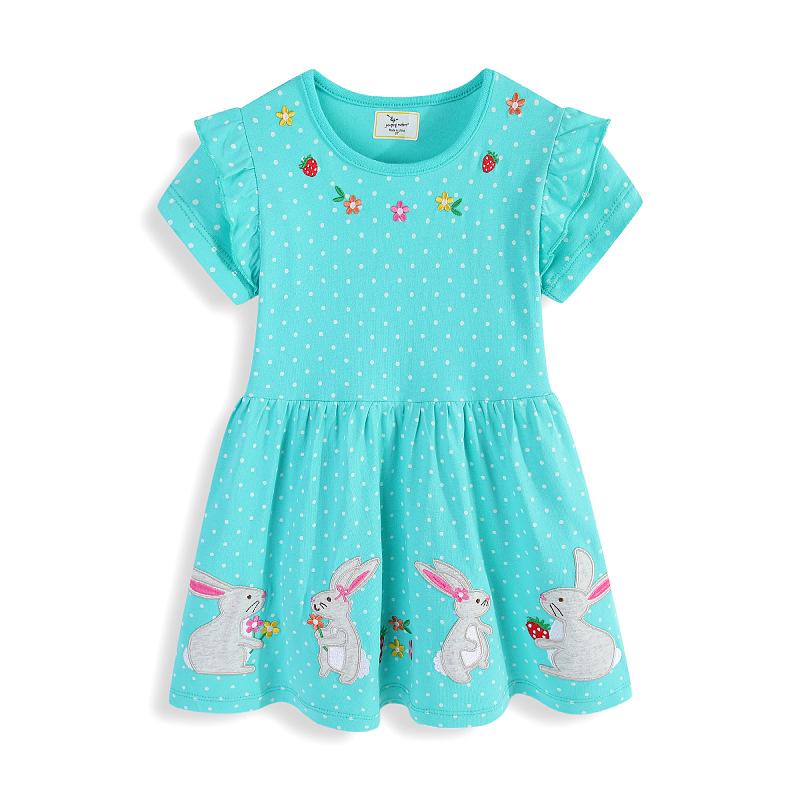 2026 New Style European & American Spring/Summer Girls Dresses 3T/90-95cm
