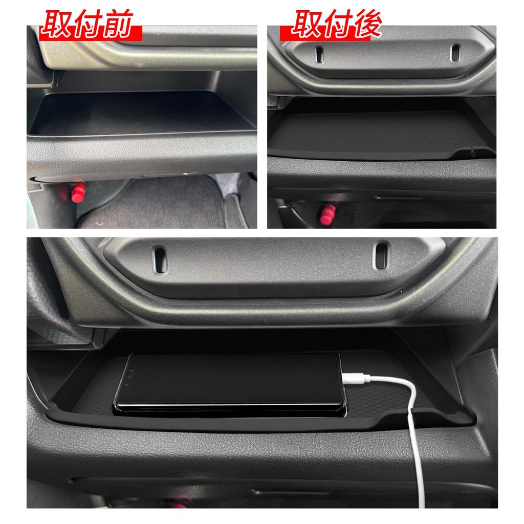 ZUNDUO New Suzuki Hustler MR52S MR92S Dedicated Instrument Panel Tray Passenger Side Tray 2020 Hustler Storage Tray Storage Box Passenger Side Front