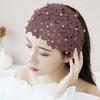 Non-slip Pearl Headband Hollow Hair Hoop Elegant Wide Hair Bands  Hair Accessories