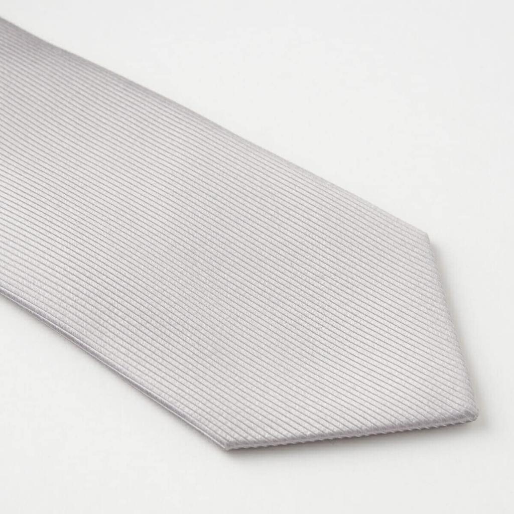 [Ogier] Men's 100% Silk Jacquard Tie, Solid Color, Gift, Present, Business, Stylish