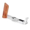 Wooden L Shape Handle Grip Fit for G7XII G7XIII Camera with Quick Release Baseplate Hand Grip Holder