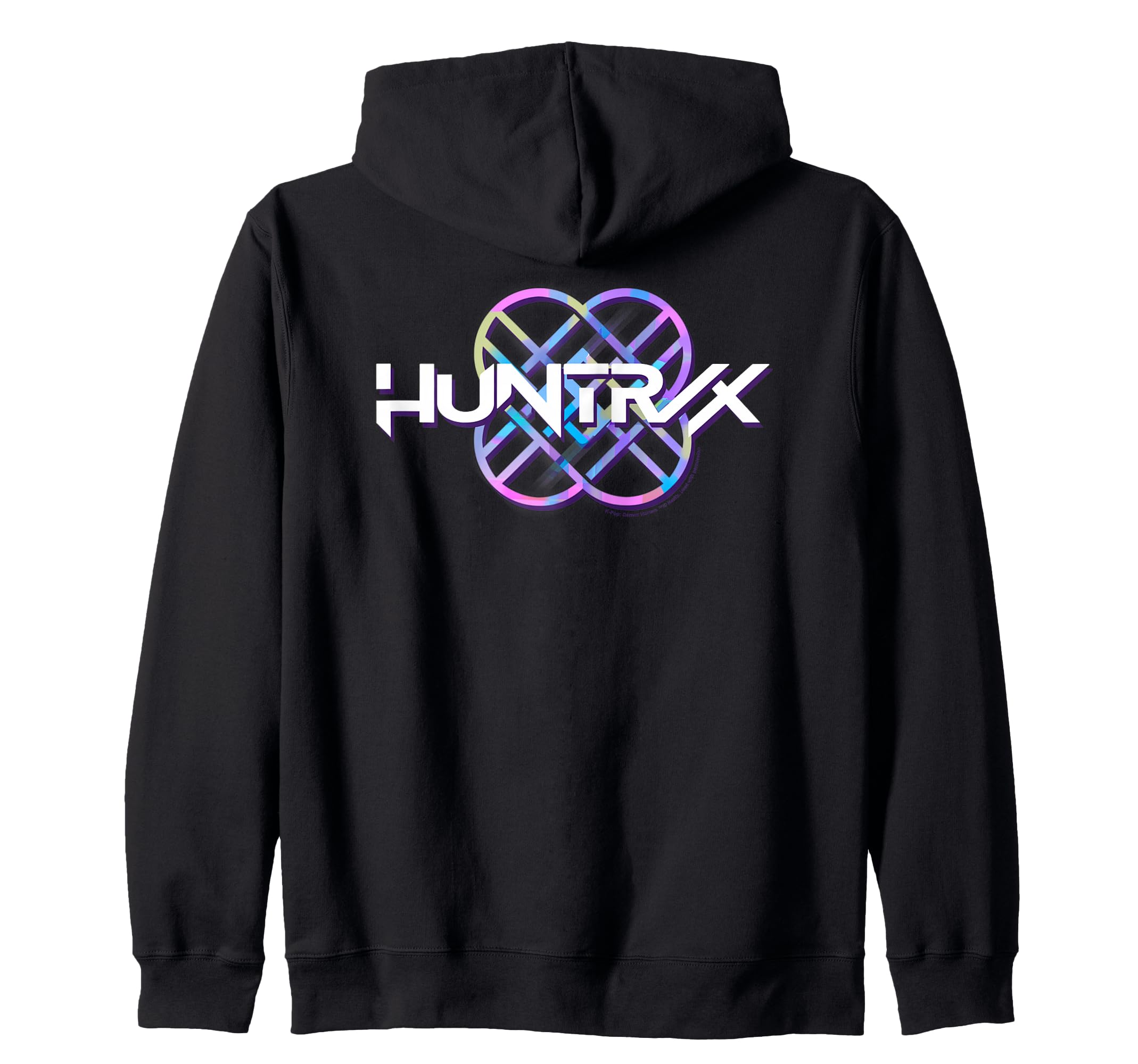 

KPop Demon Hunters Huntrix Pastel Logo Zip Hoodie Huntr/X чёрный