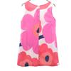 Marimekko Floral No Sleeve Mini Dress 36 Pink Women Used