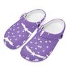 Breathable EVA Garden Clogs Unisex Color Printed Lightweight Slip On Shoes Beach Pool Bathroom Home Outdoor Wear
