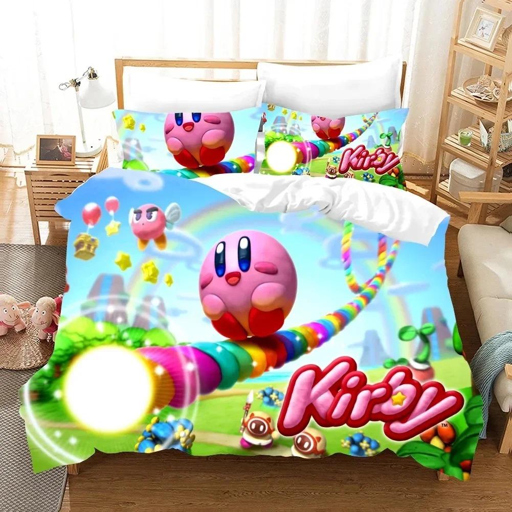 3D Printed Anime Kribys Bedding Set Boys Girls Twin Queen Size Duvet Cover Pillowcase Bed Kids Adult Fashion Home Textileextile