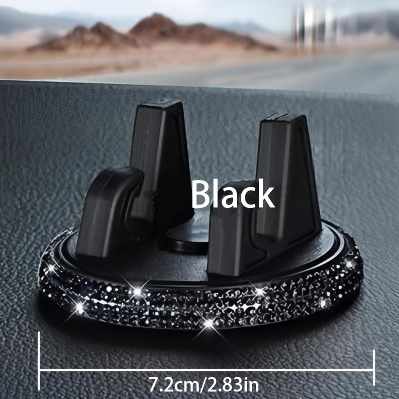 Colorful Upgraded Car Mobile Phone Holder with Diamond Inlay for Center Console, 360 Degree Rotatable Navigation Support Bracket