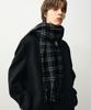 DRAW FIT Soft Square Check Scarf [4 Colors]