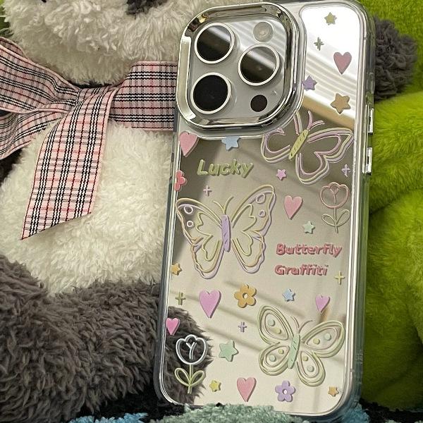 

Красочный мягкий чехол с бабочкой для iPhone 11/12/13/7/8 Plus/XR/XS Max/16 Pro Max iPhone XR