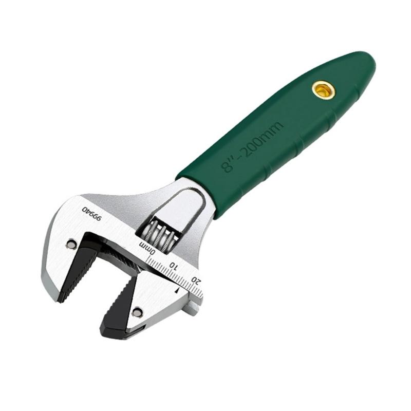 

Multifunction Quick Adjust Wrench Comfortable Grip Adjustable Spanner with Ergonomic Handle Simple Operate for nut & Bolts 8 inches