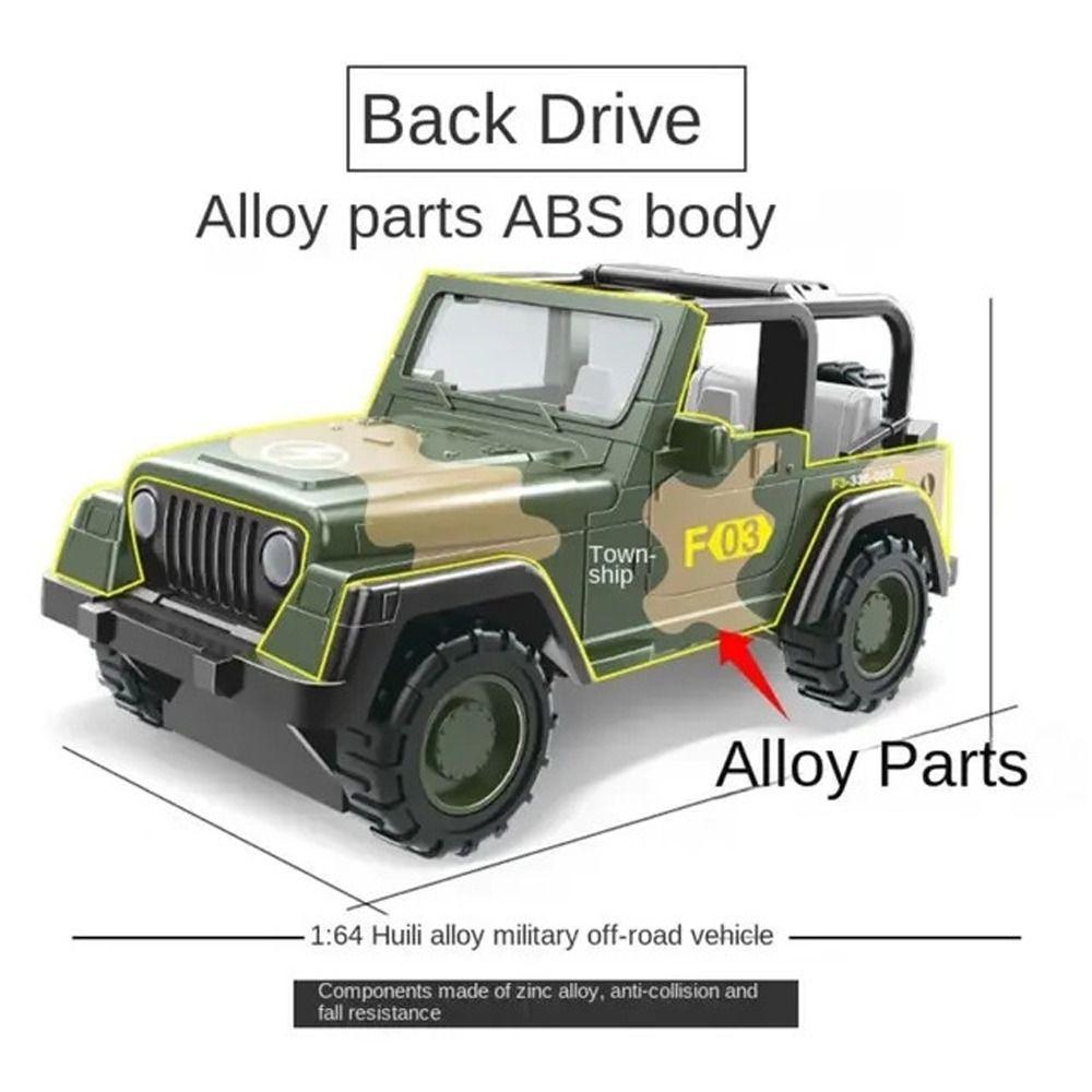 Model Toy Pull Back Cars Simulation Armored Vehicle Toy Educational Tank Model Car  Boys Gift