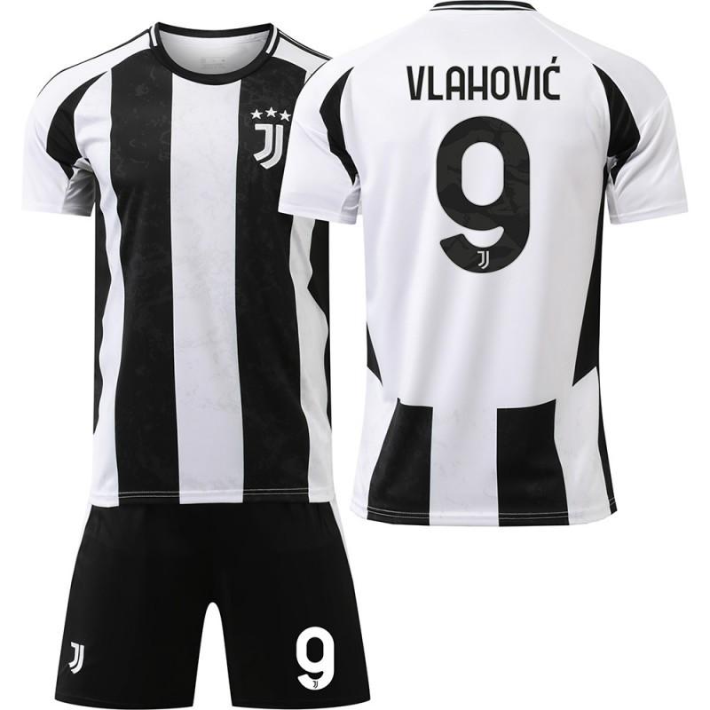 2425 Maillot de Football Juventus N°. 9 Hovic 10 Ildez 7 Chiesa 19 Thuram Ensemble