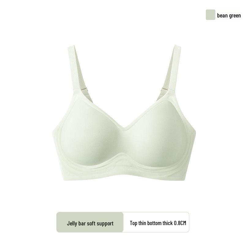 Six Rabbits Seamless Push-Up Bra for Small Busts - Soft Support, Jelly Strips, No Underwire