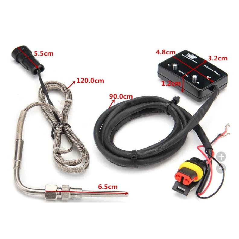 Universal Car Exhaust Temp Sensor Exhaust Gas Temp Sensor EXT Temperature Sensor 0-1000 C