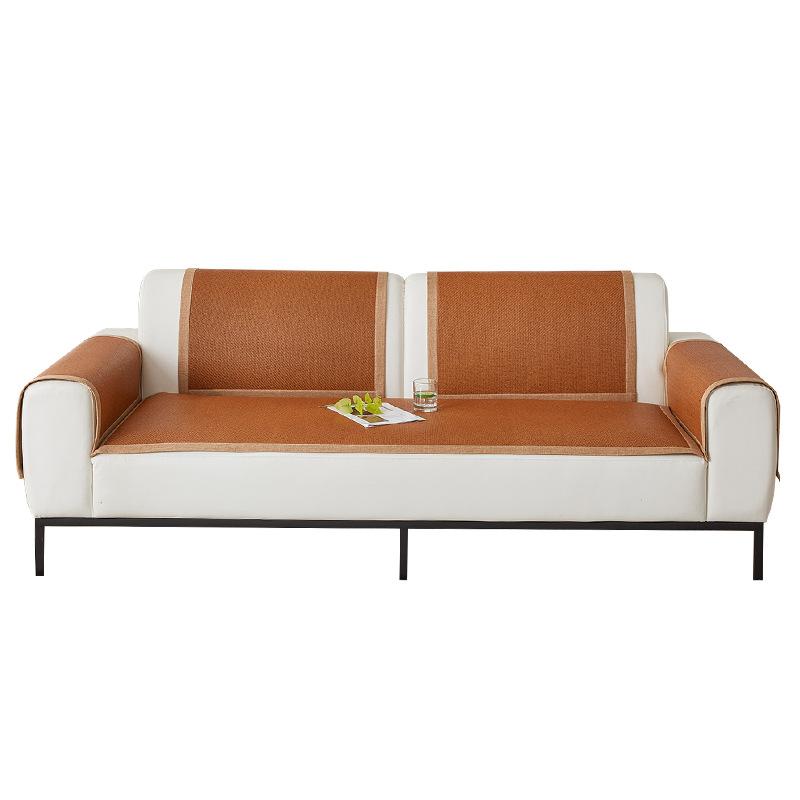 Ice Rattan Sofa Cushion Mat, New Seat Cushion In Summer , Non-Slip And Wear-Resistant, Modern Simple Rattan Seat Cushion