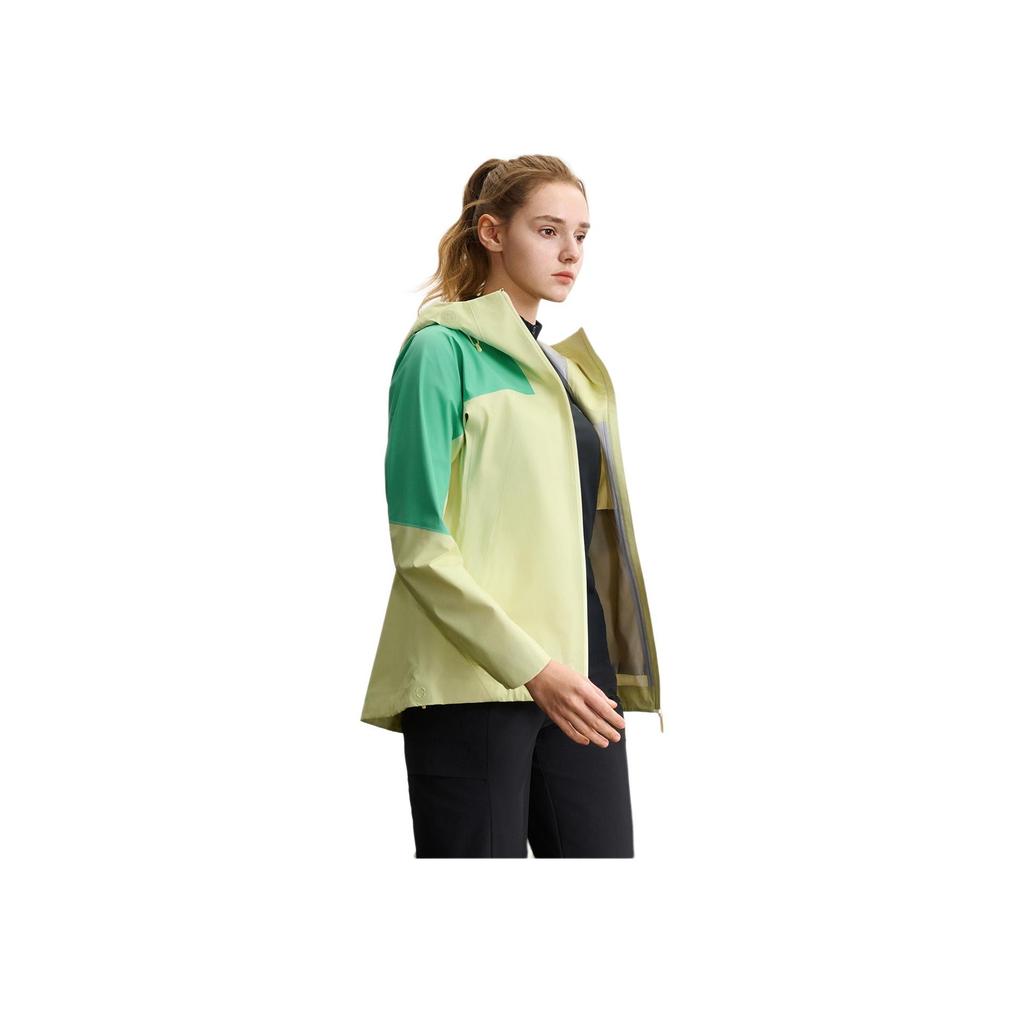 New FILA EXPLORER SS25 Waterproof And Warm Windbreaker Jacket Women's Tender Shoot Yellow YE A11W527703F-YE