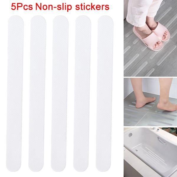 Non-slip Mat - Clear Type - 5 Pieces - Transparent Stickers - Eco-friendly - Modern