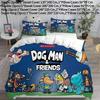 Man Bedding Dog Sets Cartoon Bed Cover Pillow Duvet Cover Decoration Bedroom