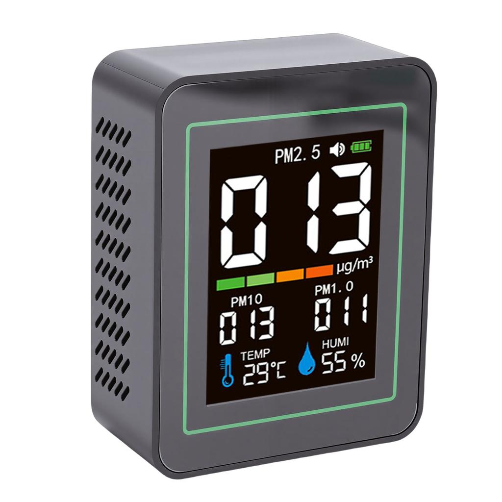 5 in 1   Quality Detector Real Time Monitoring PM2.5 PM10 PM1.0 Temperature Humidity Tester for   Industrial Laboratory