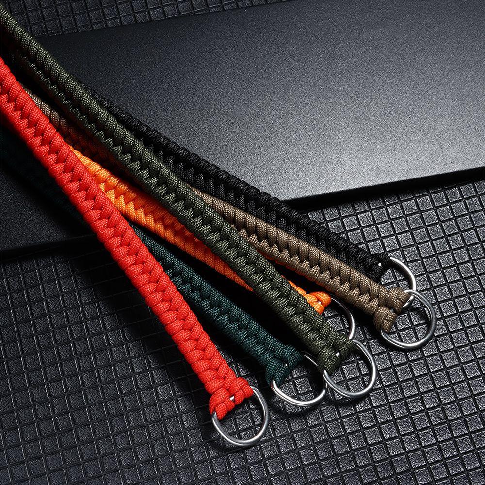 Braided Bracelet Handmade Outdoor Climbing Rope Survival Paracord Wrist Strap Camera Wrist Strap
