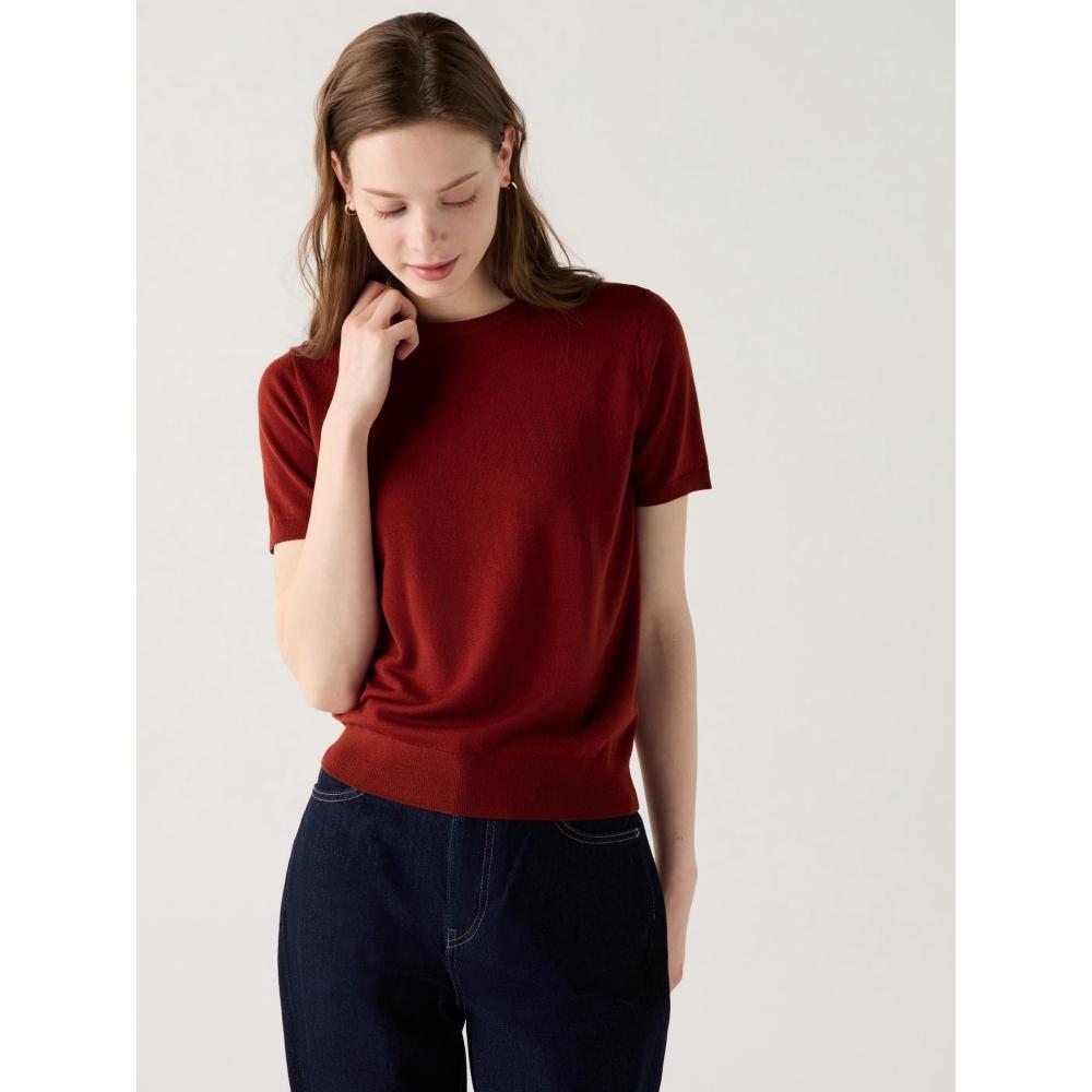Uniqlo Merino Crew Neck Sweater  Short Sleeve 