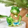 Frog Crocodile Dinosaur Shape Christmas Ornaments  for Mall Window Scene Layout