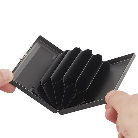Credit Card Holder Smooth Surface Protective Lightweight RFID Blocking Credit Card Holder for Business Card