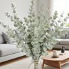 10pcs Artificial Eucalyptus Stems Leaf Home Flowers Bouquet Centerpiece Wedding Christmas Decor Fake Eucalyptus Greenery