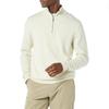 Men’s Autumn/Winter Half-Zip Polo Sweater: Casual Long Sleeve Knitwear