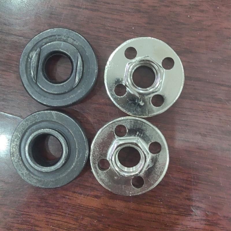 Disc de presiune metalic cu filet M10 pentru polizor unghiular de schimb, disc hexagonal de presiune pentru polizor unghiular de generația a treia