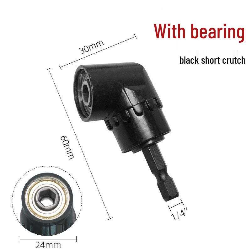 GeiBei 105° Bend Screwdriver Direction Changer with Hex Shank for Electric Drills