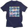 Stitch Face Collage T Shirt for Pure Cotton Tshirt Graphic Tee Short Sleeves T-shirts Loose Fit Clothing Gift Unisex