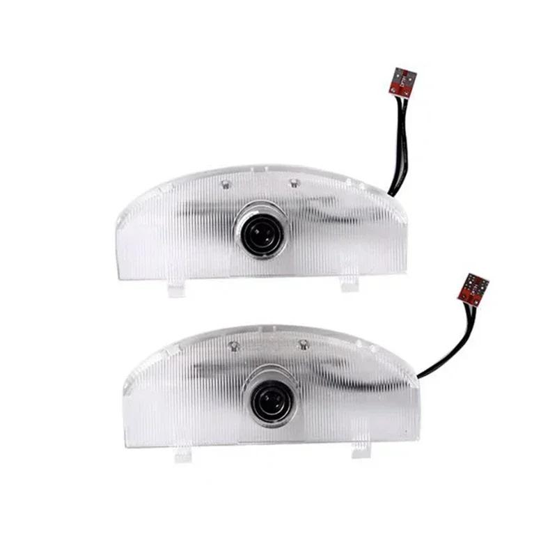 2Pcs LED Car Door Courtesy Lamp For Mitsubishi Pajero v87 v93 v97 V80 Auto Entry LED Interior Light Projector Accessories