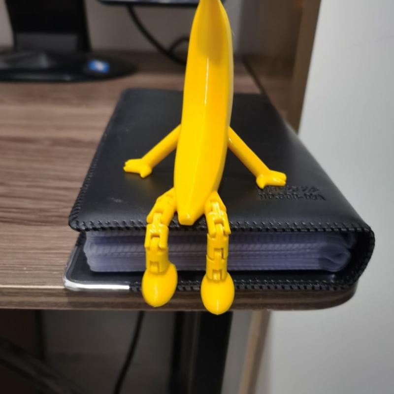 Creative 3D Printed Banana Plastics Sculpture For Garden Decortion Fun Home Decortions Handmade Artwork Desktop Ornaments Crafts