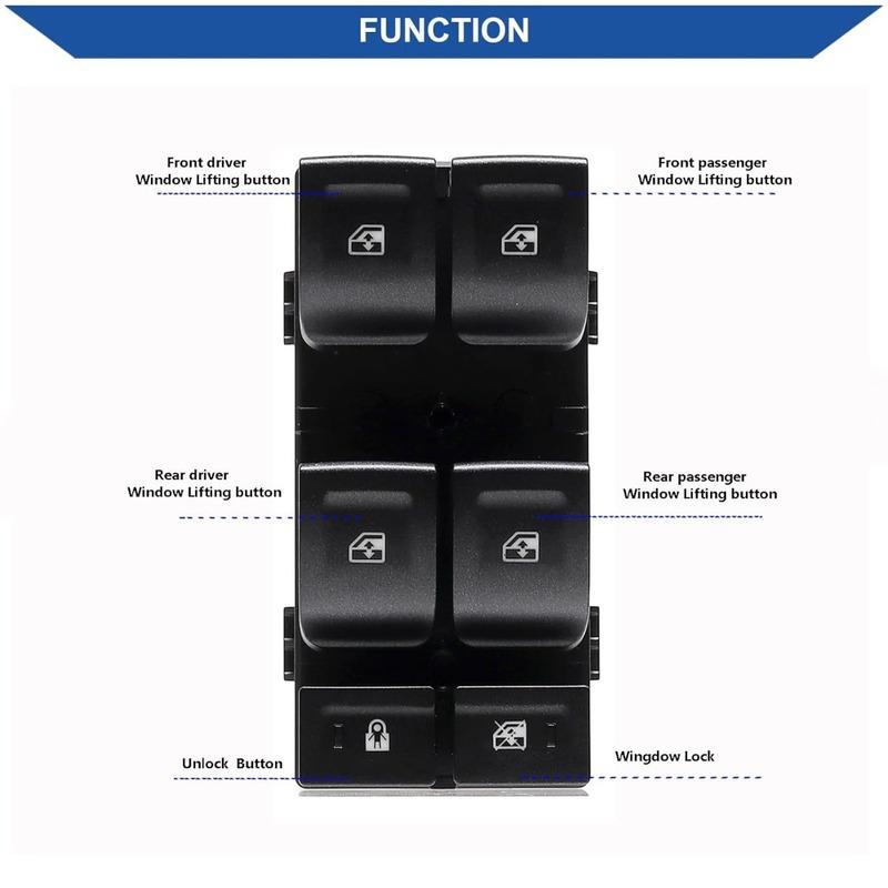 For Chevrolet Suburban 2015 2016 2017 2018 Front Left Electric Power Window Switch Glass Lifter Control Button Car Accessories