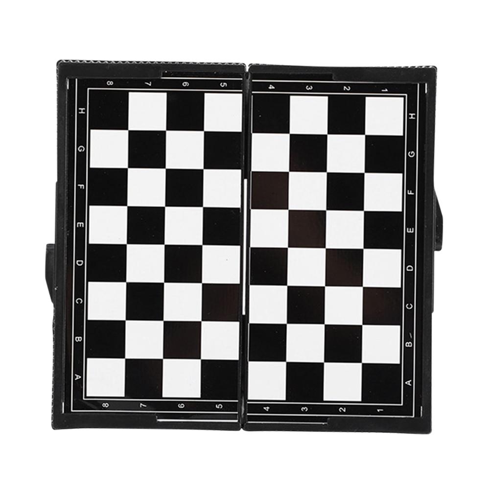 Mini Chess Board Folding Chess Game Portable Magnetic Chessboard Games Parents Children Interaction Entertainment and Education