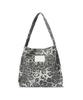 The Green Lab Leopard Print In-Pocket Shoulder Bag [Ash Grey]