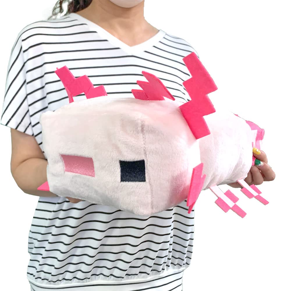 Populaire maffiafiguren worden grote knuffels! Groot knuffeldier: Axolotl en Bij, set van 2, ongeveer 27cm, officiële merchandise