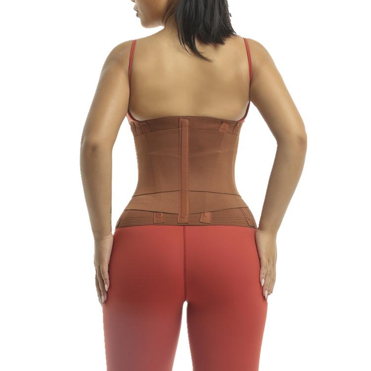 Women's Custom Logo Gym Workout Sweat Trimmer Belt Thin Neoprene for Faja Latex Body Shaper Breathable Waist Trainer