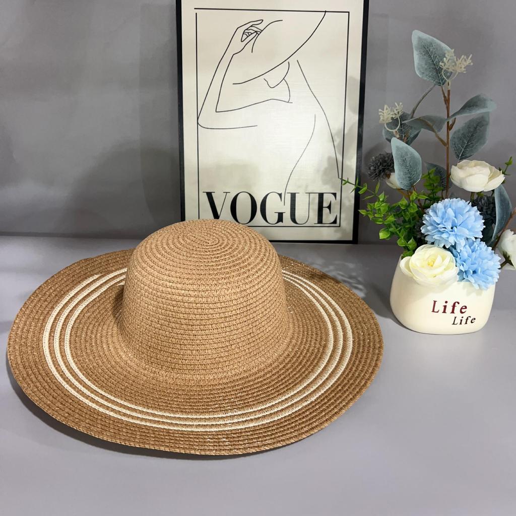 2024 Straw Hat & Handbag Set - Outdoor Travel, Sun Protection, Versatile High-End Fashion with Large Brim.