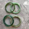 Versatile Retro Marble Pattern Resin Round Bracelet Set