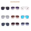 Luxury Brand Pilot Sunglasses Men Gradient Driving Sun Glasses Vintage Square Punk Eyewear Summer Fashion